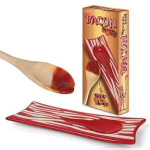 accoutrements bacon ceramic spoon rest