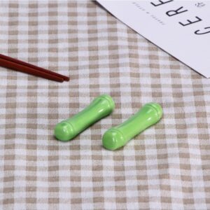 JCYUANI 6Pcs Chopstick Holder Ceramics Chopstick Rest Vegetable Shape Chopsticks Stand Home Accessories Dinner Server