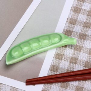 JCYUANI 6Pcs Chopstick Holder Ceramics Chopstick Rest Vegetable Shape Chopsticks Stand Home Accessories Dinner Server