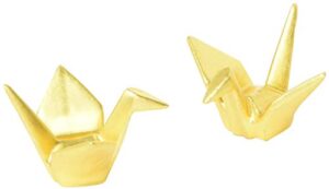 kanazawa gold foil foil 1 kisshou gold crane chopsticks rest (2 pieces)