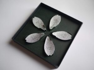 nousaku chopstick rest sakura x5 box japanese handmade craft artifact japan gift