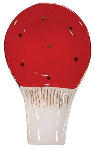 streamline imagined mushroom spoon holders set of 2 (red)