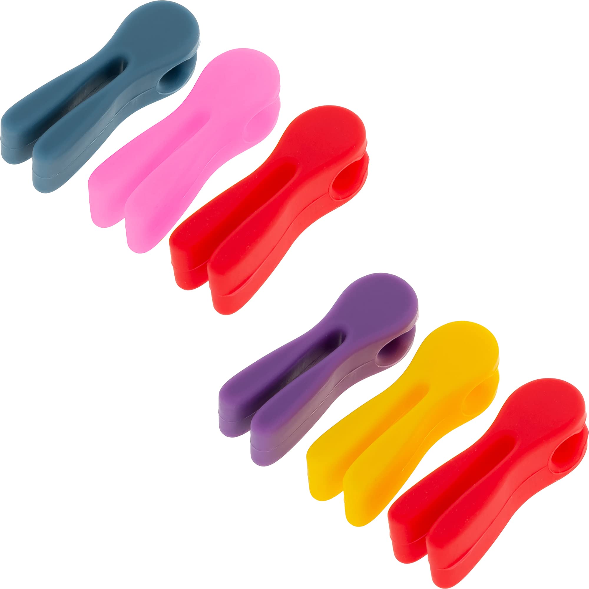 Plastic Spoon Clip Pot - Pack of 2 - Ladle Rest Clip - Spoon Pot Clip Holder - Home Utensil Rest