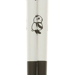 123kotobukijapanstore Kotobuki Translucent Chopsticks with Blk/Wht Panda Poses