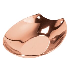 oggi copper plated stainless steel spooner spoon rest, 5.25" x 3.5", 7635.12