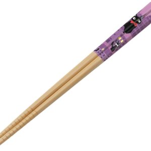 Skater Kiki's Delivery Service Bamboo Chopstick -Anti-Slip Grip for Ease of Use - Authentic Japanese Design - Lightweight, Durable and Convenient - Cityscape, ANT4