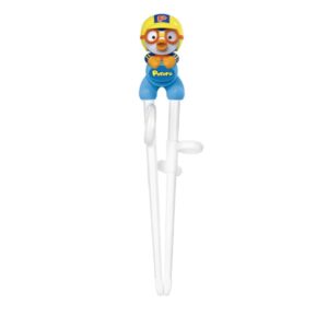 edison friends penguin chopsticks training, beginner, brain training, learning, korean food, japanese food dinner, japanese sushi, 1 step to learn chopsticks, made in korea (pororo left hand)