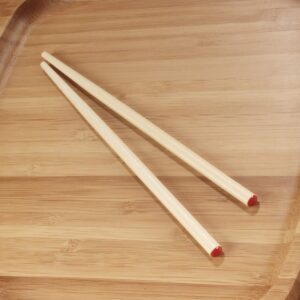 BambooMN Premium 5.9" - Mini Bamboo Chopsticks, Pocket Sized, Smaller Sized for Training, and Travel - 6 Pairs