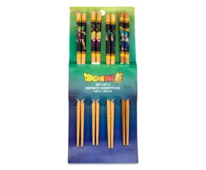 dragon ball super bamboo chopsticks | set of 4