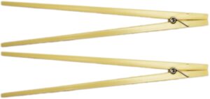 set of 2 clothespin chopsticks! - measures approx. 9" inches long - reusable training chopsticks - beginners chopsticks perfect for any age and occasion! (2)