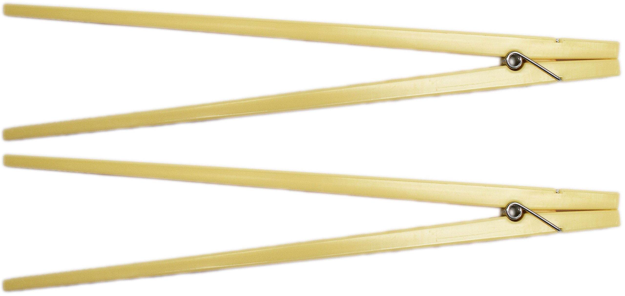 Set of 2 Clothespin Chopsticks! - Measures Approx. 9" Inches Long - Reusable Training Chopsticks - Beginners Chopsticks Perfect for any Age and Occasion! (2)