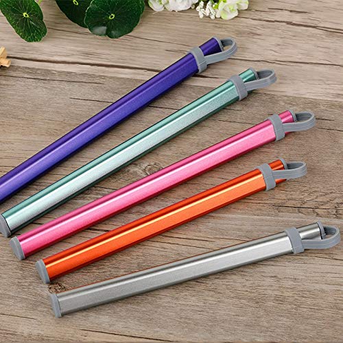 Chopsticks Tubes Aluminum Box Case for Titanium Chopsticks Box Without Chopsticks Gray