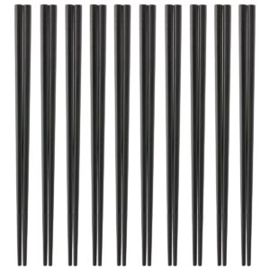 hasekin glass fiber eco chopsticks pack of 10, black