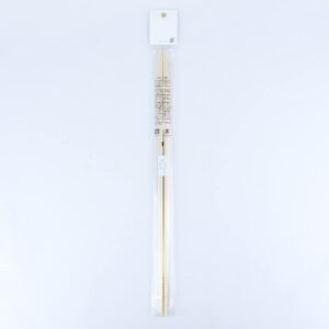 Ogishi Tadashi Shouten Cooking Chopsticks Long Bamboo Wood Saibashi 13 Inches Made in Japan (Beige)