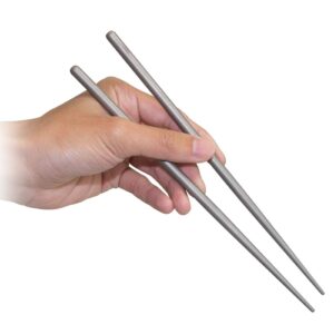 healthpro titanium (ti) super strong lightweight professional chopsticks with storage bag (2)