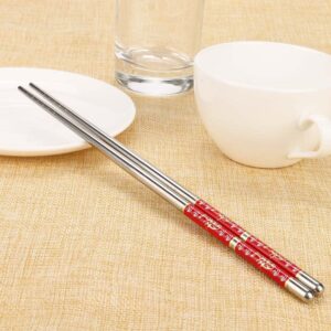 aozhen steel pattern white stainless length flower chopsticks pair 1pair kitchen，dining & bar placement mats for dining table set of 8, silver, one size (zhenbdzycs9qzx)