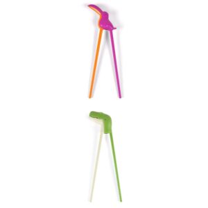 genuine fred toucan munchtime chopsticks, one sizeandgenuine fred t-red munchtime chopsticks, one size, t-rex