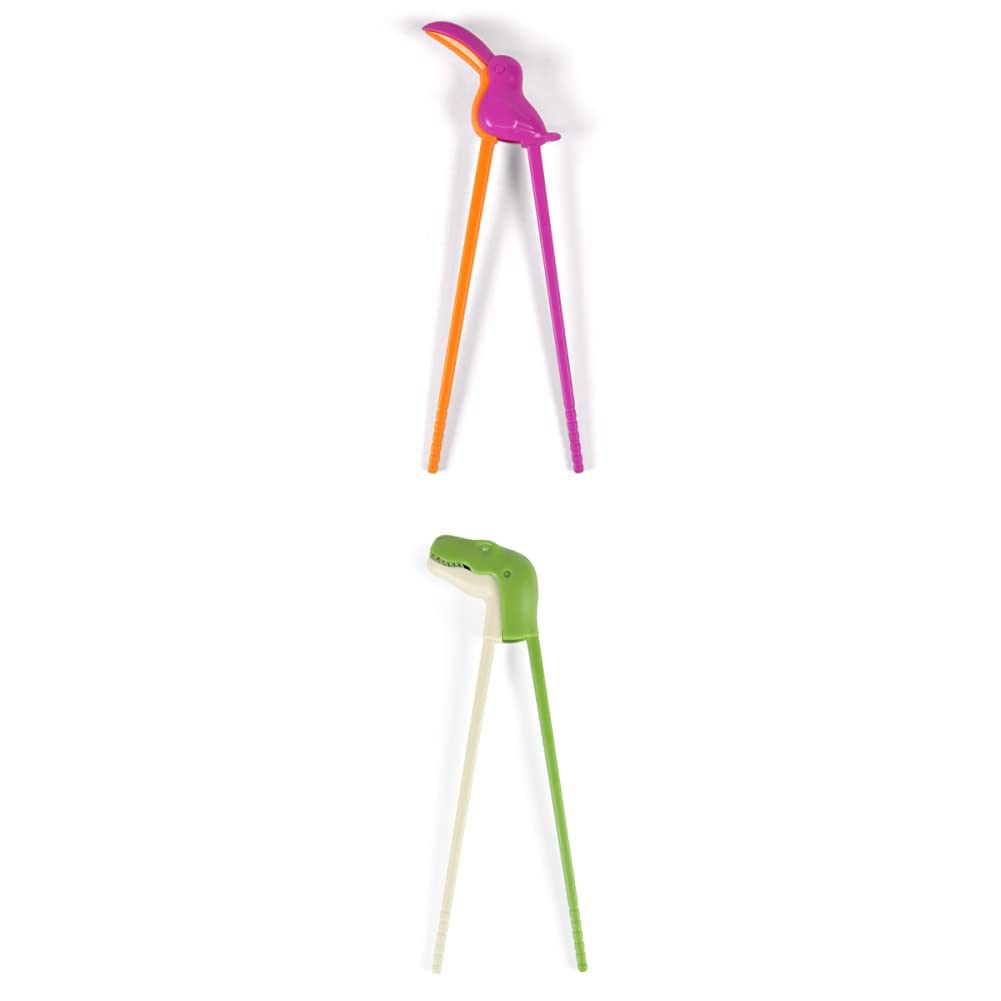 Genuine Fred TOUCAN Munchtime Chopsticks, One SizeandGenuine Fred T-RED Munchtime Chopsticks, One Size, T-Rex