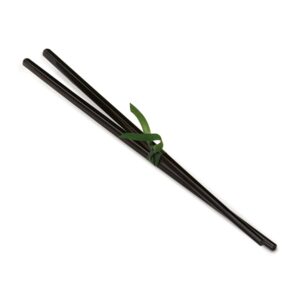 g.e.t. chopsticks-bk black 10.75" chopsticks, break resistant dishwasher safe melamine plastic, chopsticks collection (pack of 100)
