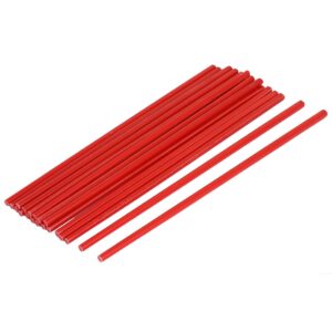 ruilogod plastic chinese style dinner chopsticks 10.7 inch length 10 pairs red (id: bc6 b0c 5dd 5b4 379