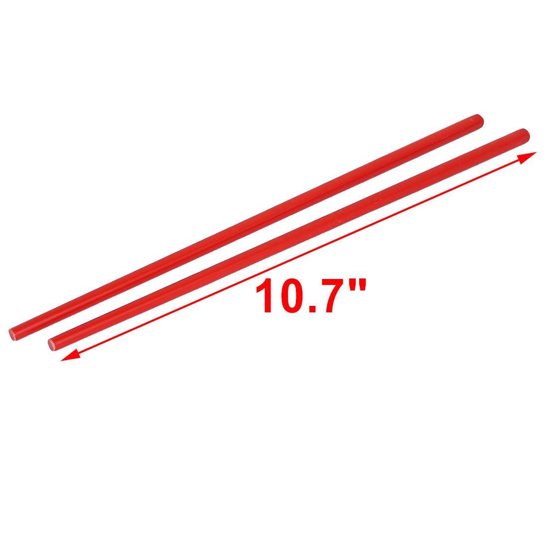 Ruilogod Plastic Chinese Style Dinner Chopsticks 10.7 Inch Length 10 Pairs Red (id: bc6 b0c 5dd 5b4 379