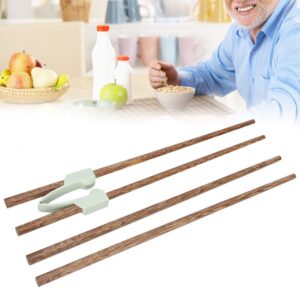 anti slip chopsticks, elderly eating aids flexible chopsticks reusable dining clothing protectors learning chopsticks for children disabled