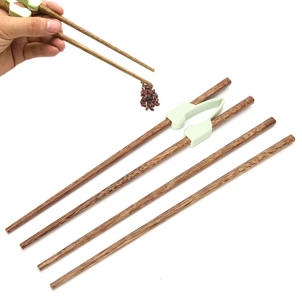 Anti Slip Chopsticks, Elderly Eating Aids Flexible Chopsticks Reusable Dining Clothing Protectors Learning Chopsticks For Children Disabled