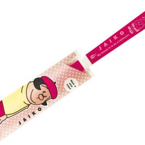 Doraemon Friends Jaiko Clear Chopsticks, Pink 491517