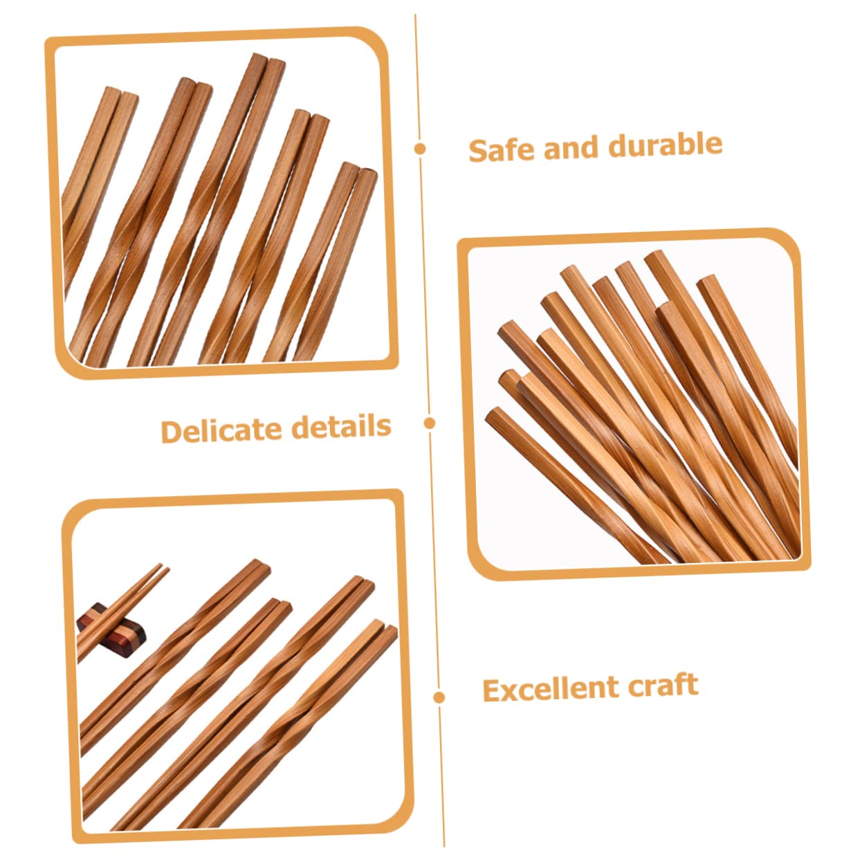 HANABASS 75 Pairs Chopsticks Saibashi Cooking Chopsticks Frying Flatware Hotpot Chopsticks Delicate Chopsticks Chinese Noodle Chopsticks Bamboo Chopsticks for Home Japan Hot Pot