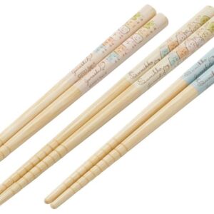 Skater ANT2T-A Bamboo Chopsticks, 6.5 inches (16.5 cm), Set of 3, Sumikko Gurashi Rabbit