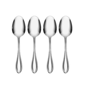 Oneida American Harmony Everyday Flatware Dinner Spoons, Set of 4