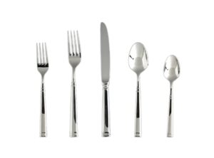 fortessa bistro 18/10 stainless steel 20 piece flatware set