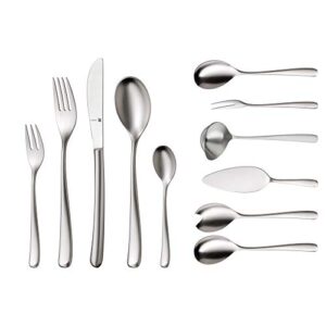 wmf vision cromargan protect cutlery set for 12 people, 49 x 39 x 10 cm, silver, 66 pack
