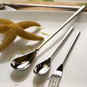 Fortessa Dragonfly 18/10 Stainless Steel Flatware 5 Piece Place Setting