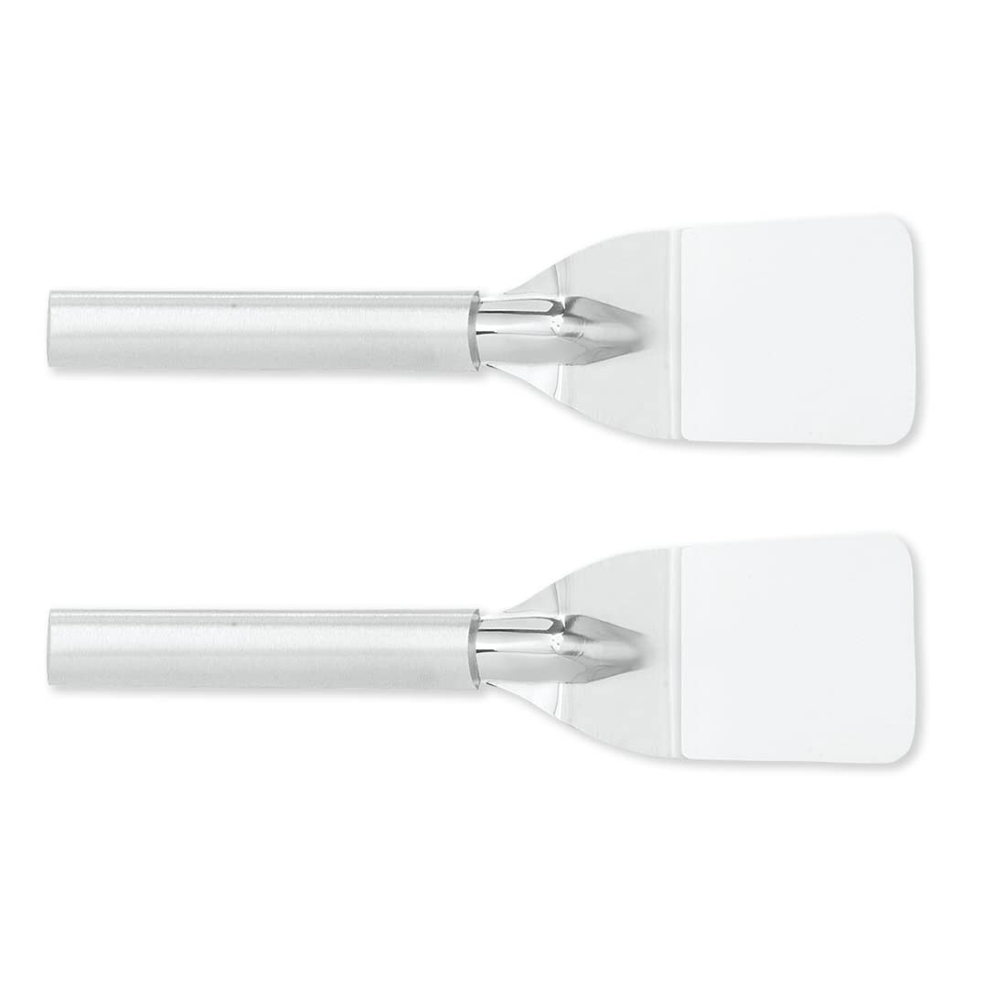 RADA Mini Dessert Server 7-1/2 Inch Stainless Steel Small Spatula with Aluminum, Pack of 2