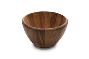 ironwood gourmet extra large madera salad bowl, acacia wood, 12 x 12 x 7.25