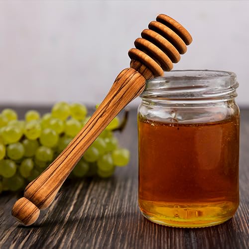 Olive Wood - Handmade Honey Holder/Honey Dipper made from Olive Wood in Bethlehem