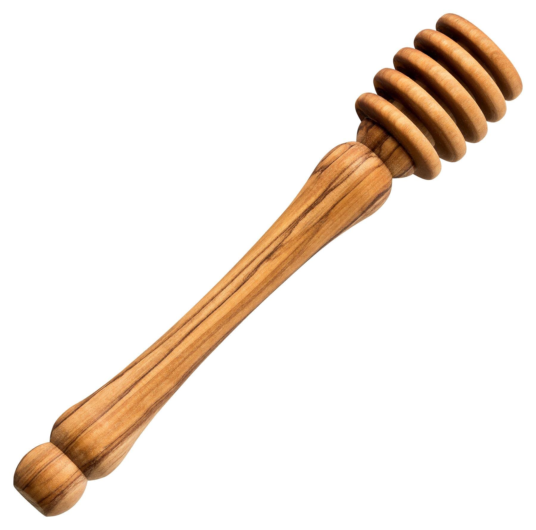 Olive Wood - Handmade Honey Holder/Honey Dipper made from Olive Wood in Bethlehem