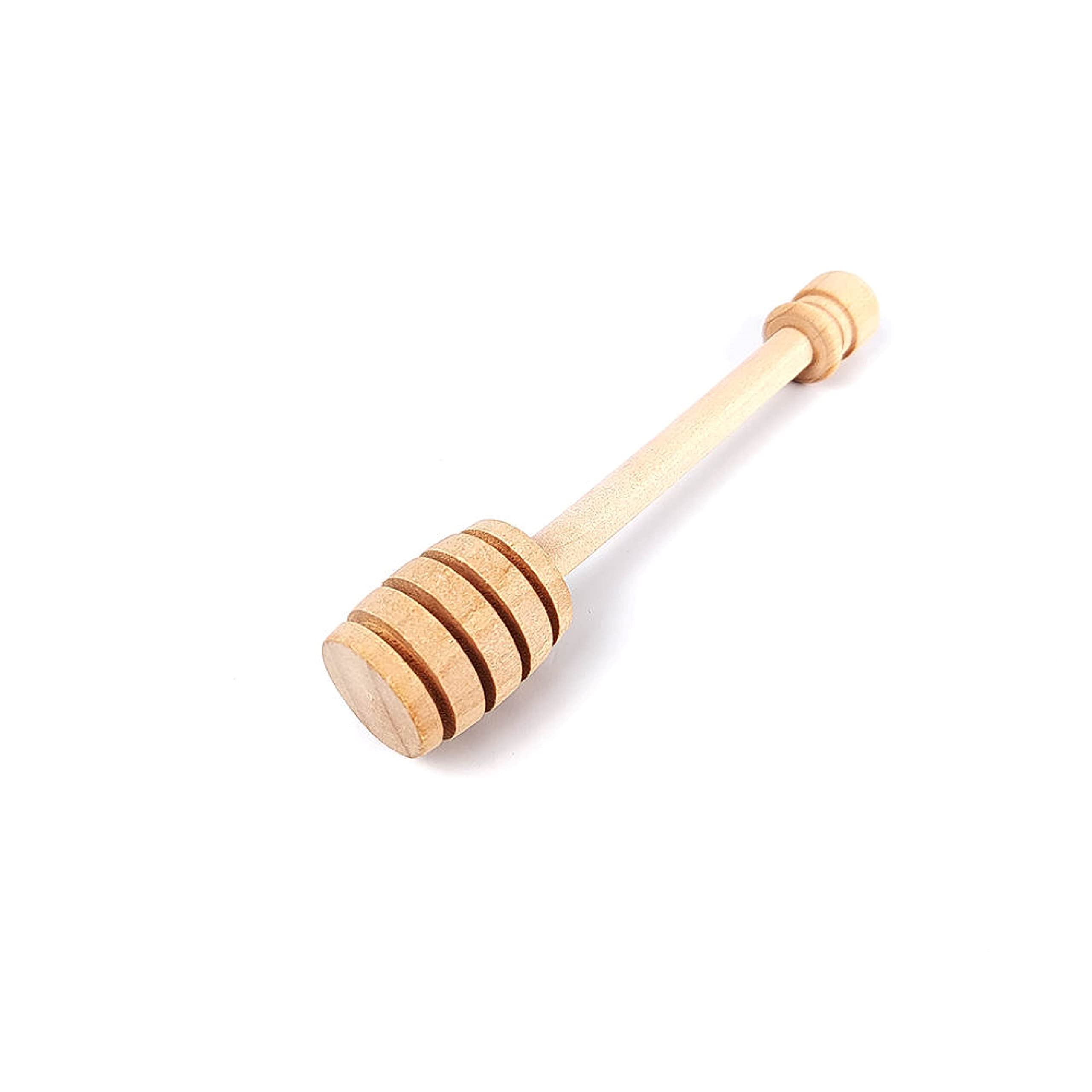 Birdielux Honey Dipper Stick Wooden Honey Mixing Stirrer Honey Spoon Honey Dispenser Cucharón de Miel Wedding Party Favor Gifts