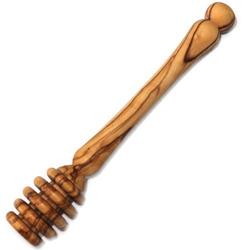 Natural Olivewood Honey Dipper SP08A