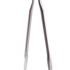 Set of 3 - Heavy Duty White Serving Tongs - 12 inch - Plastic Disposable Salad Tongs - High Heat Plastic, Catering, Salads, Bakery, Buffets, BBQ, Ice, Hot and Cold Foods (12")