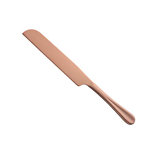 Buyer Star Wedding Cake Pastry Server Set, 304 Stainless Steel Rose Gold Spatula Baking Tool Cake Shovel Butter Knives For Pie/Pizza/Cheese