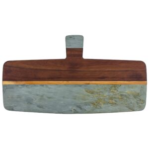 totally bamboo rock & branch series slate and acacia serving paddle