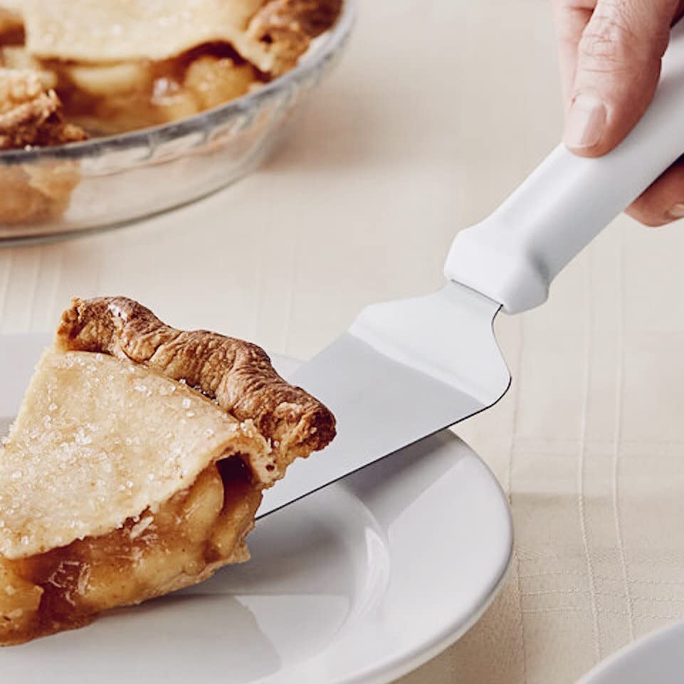 5’’ Pie Server with Plastic Handle, Stainless Steel Blade Cake Server/Pizza Spatula by Tezzorio