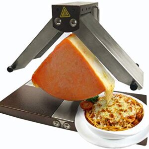 Li Bai Raclette Cheese Melter Commercial Electric Cheese Machine Multi-Function Angle Adjustable 900 Watt Rapid Heating(1000A)