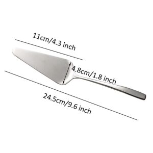 IMEEA Pie Cake Server SUS304 Stainless Steel Pizza Pastry Servers 9.6-Inch