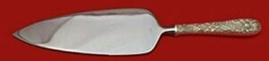 repousse by kirk sterling silver cake server hh w/stainless custom made