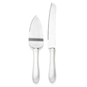 Pearl White Cake Kinfe and Server Pie Pastry Serving Set