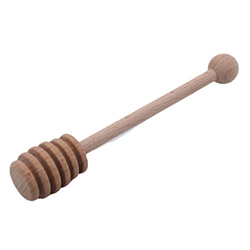 Sevenfly Honey Dipper Sticks Wooden Honey Dipper Honey Spoon, Great for Maple Syrup Molasses Melted Chocolate,Style 2