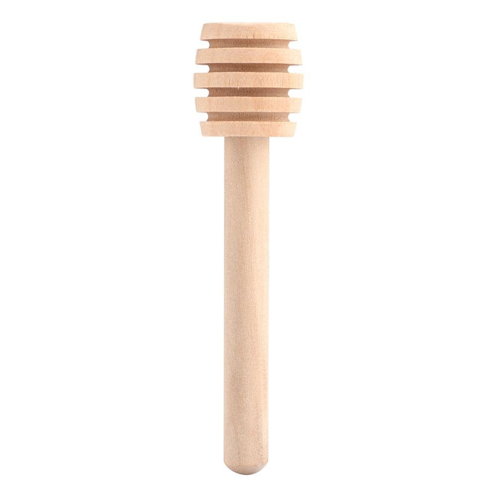 50Pcs Wooden Honey Dipper Sticks, Stirring Stick Server for Honey Jar Dispense Drizzle Honey(8cm)